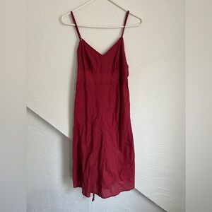 Old Navy Red Spaghetti Strap Dress Sz S